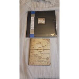 Lot Of 2 Carnival Cruise Lines Photo Albums 8x10 Folio & 4x6 CCL Vacation Gift